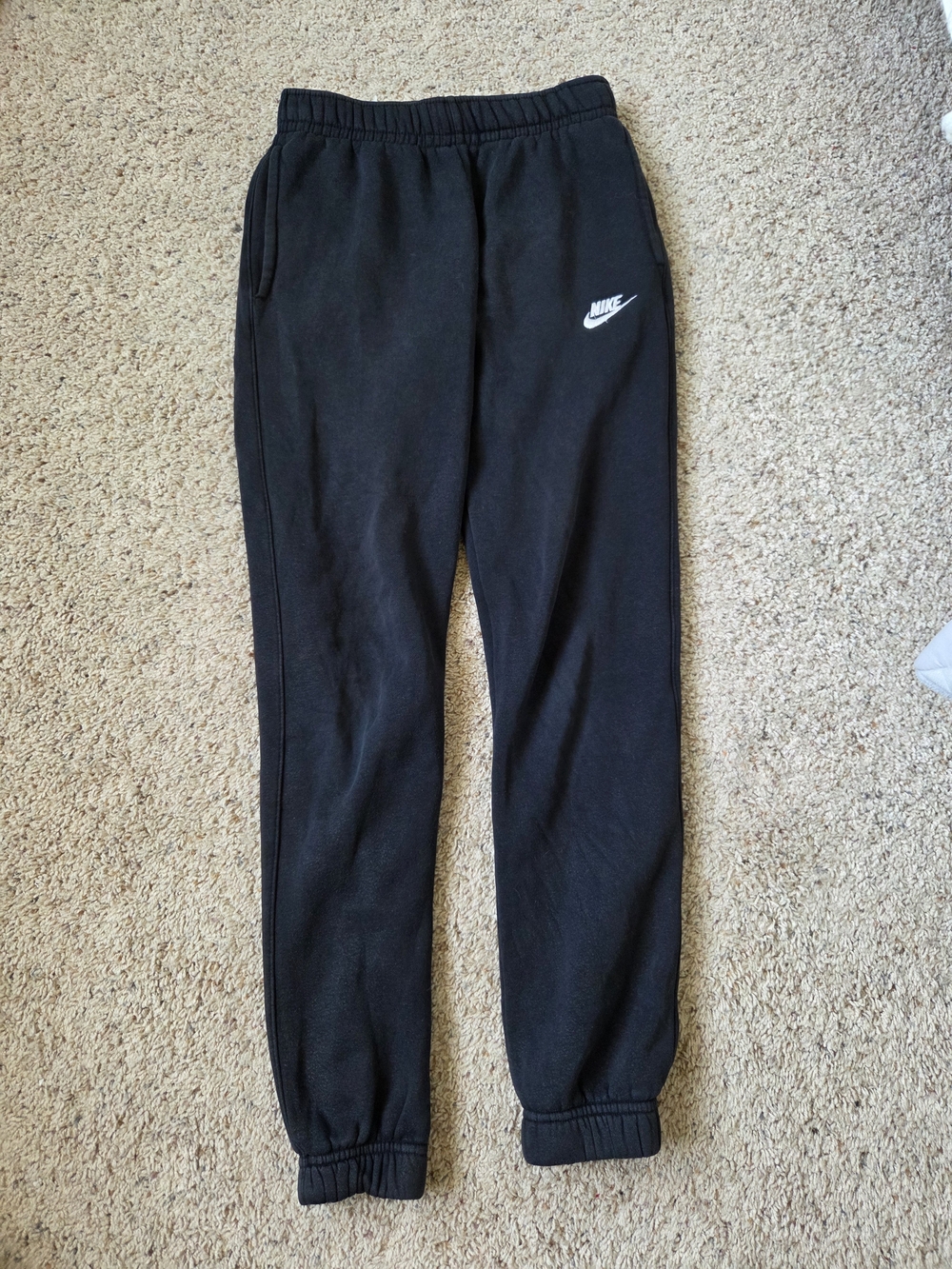 Nike Mens Black Fleece Jogger Pants